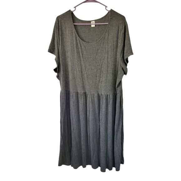 Old Navy Dresses & Skirts - Old Navy Gray Jersey Knit Dress Size XXL